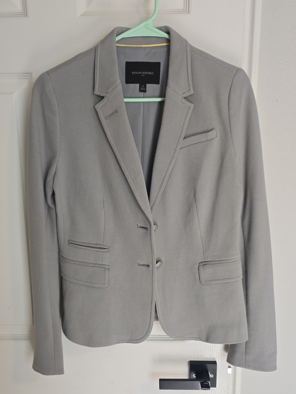 Banana Republic Gray Women's Tailored Blazer 4
